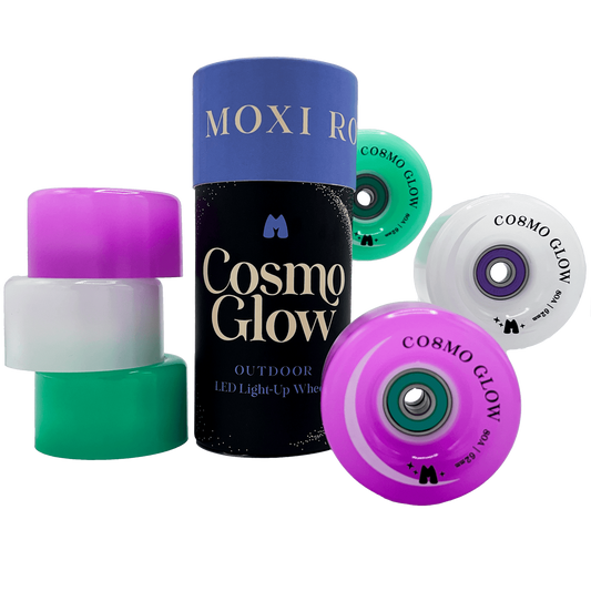 Moxi Cosmo Glow Light up Wheels for Roller Skates