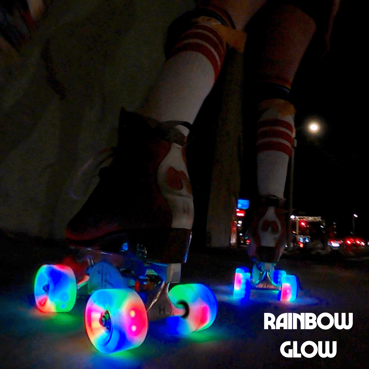 Moxi Cosmo Glow Light up Wheels for Roller Skates