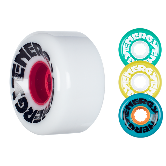 Radar Energy 62mm Outdoor Roller Skate Wheels (4 Pack)