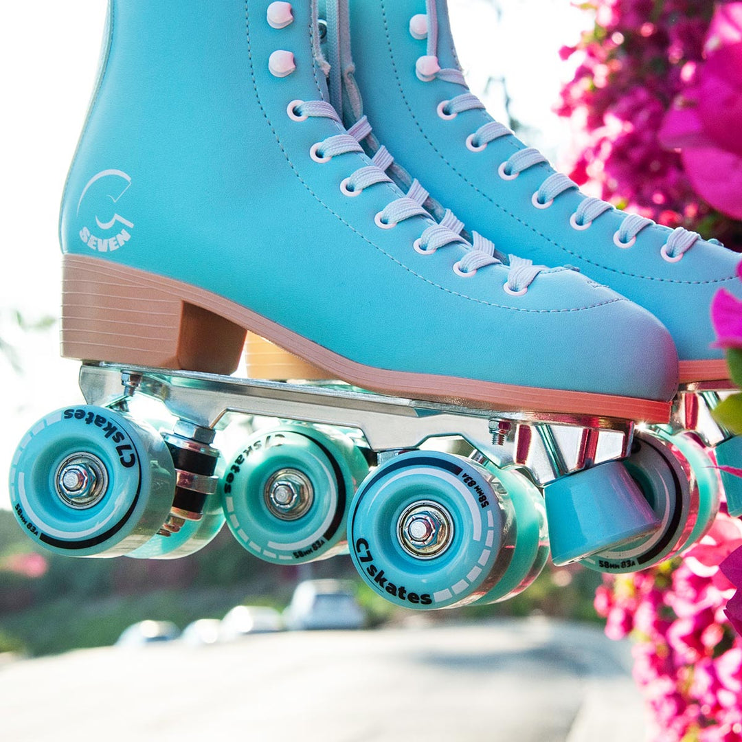 C7 Aquamarine Teal Roller Skates (Pre-order)