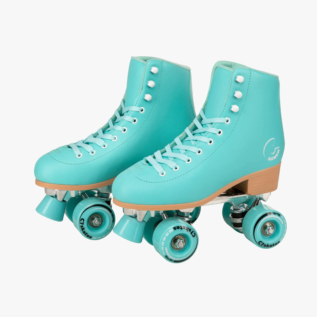 C7 Aquamarine Teal Roller Skates (Pre-order)