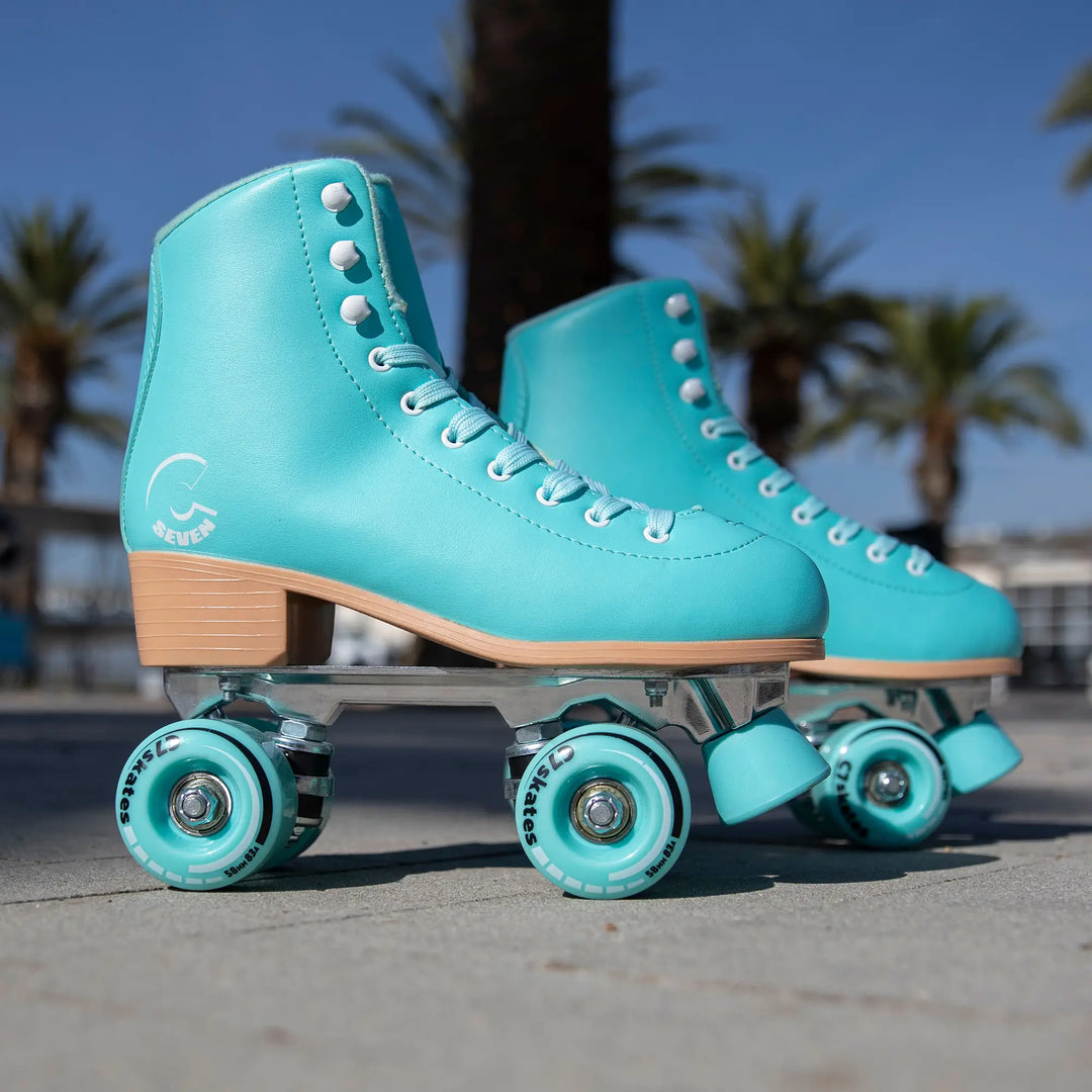 C7 Aquamarine Teal Roller Skates (Pre-order)