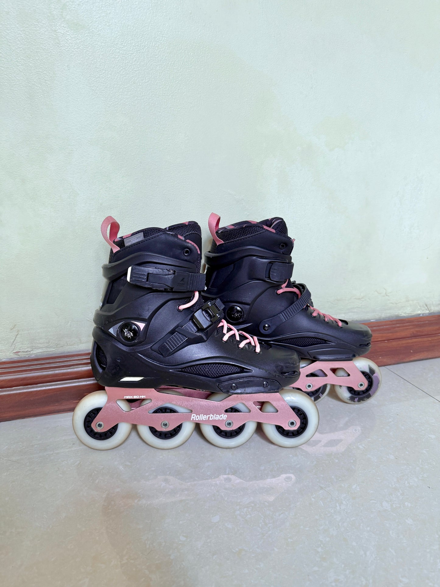 2nd Hand Rollerblade RB 80 Pro X Women Inline Skates Bundle (secondhand inline skates)