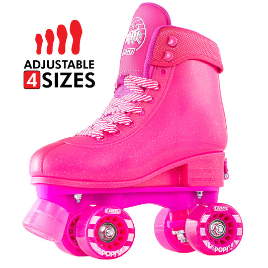 Crazy Skates Soda Pop Adjustable Roller Skates for Kids