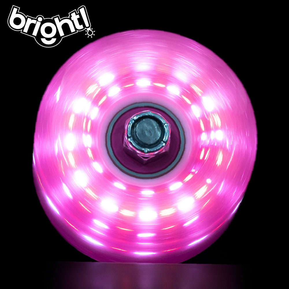 Crazy Skates BRIGHTS Light Up Wheels for Roller Skates