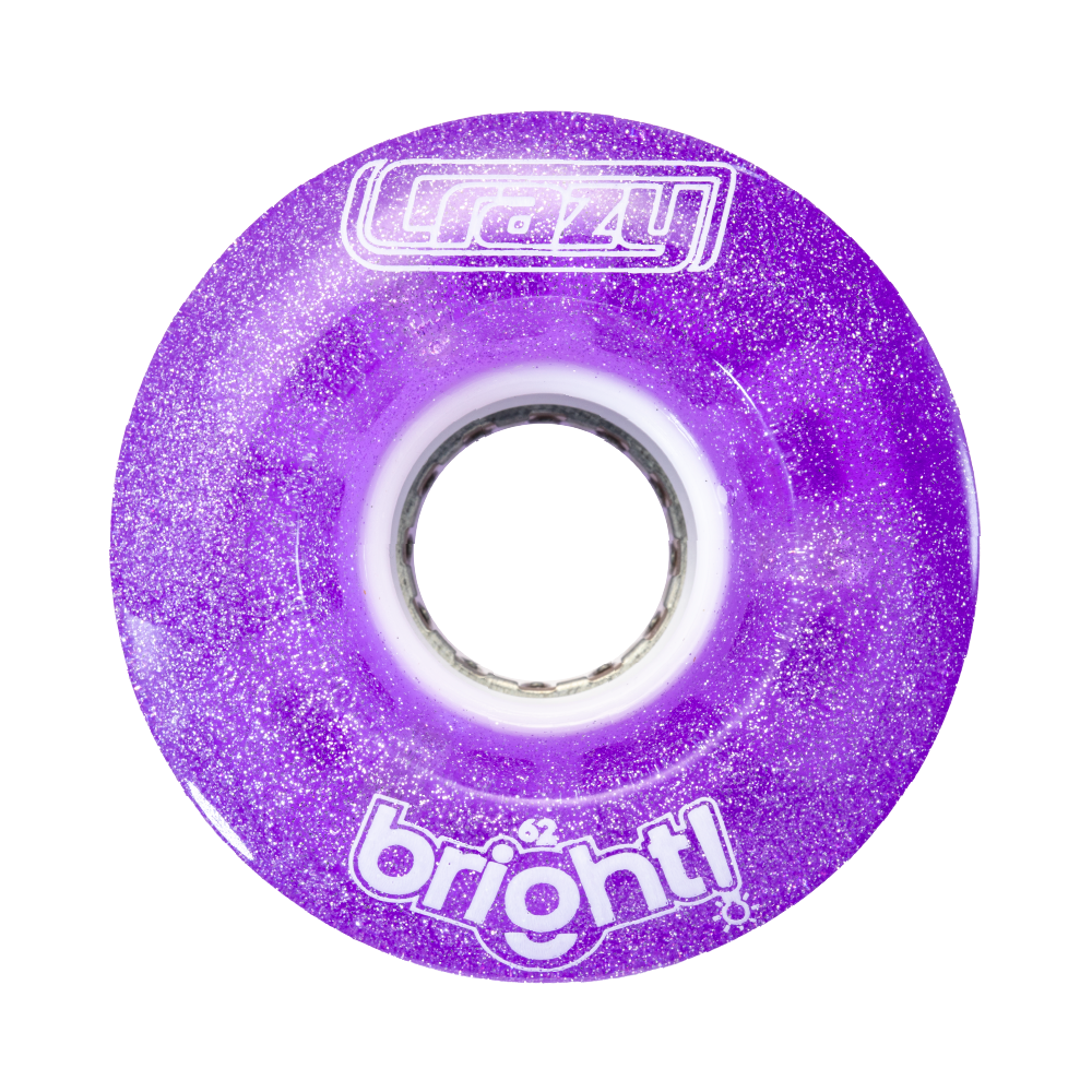 Crazy Skates BRIGHTS Light Up Wheels for Roller Skates