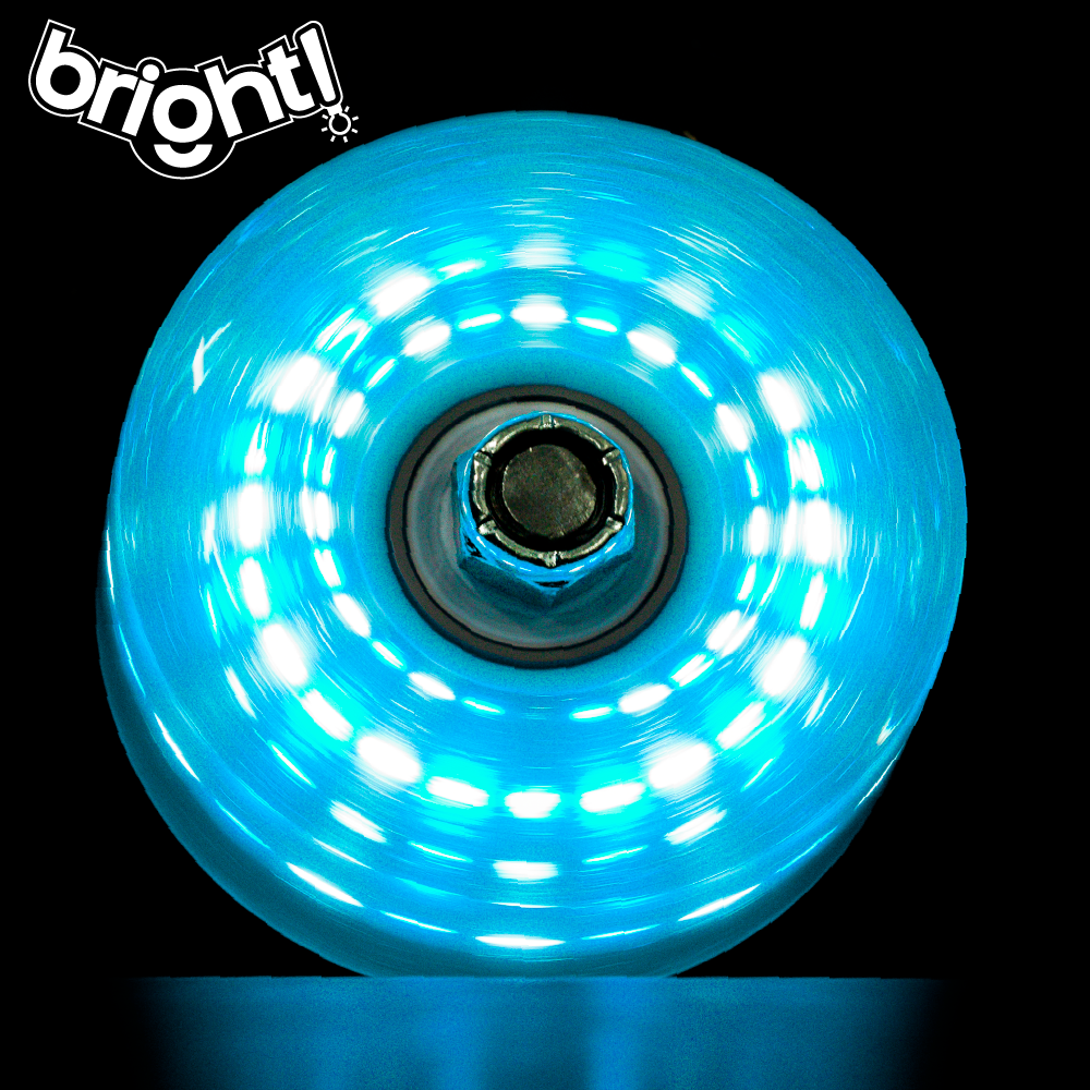 Crazy Skates BRIGHTS Light Up Wheels for Roller Skates