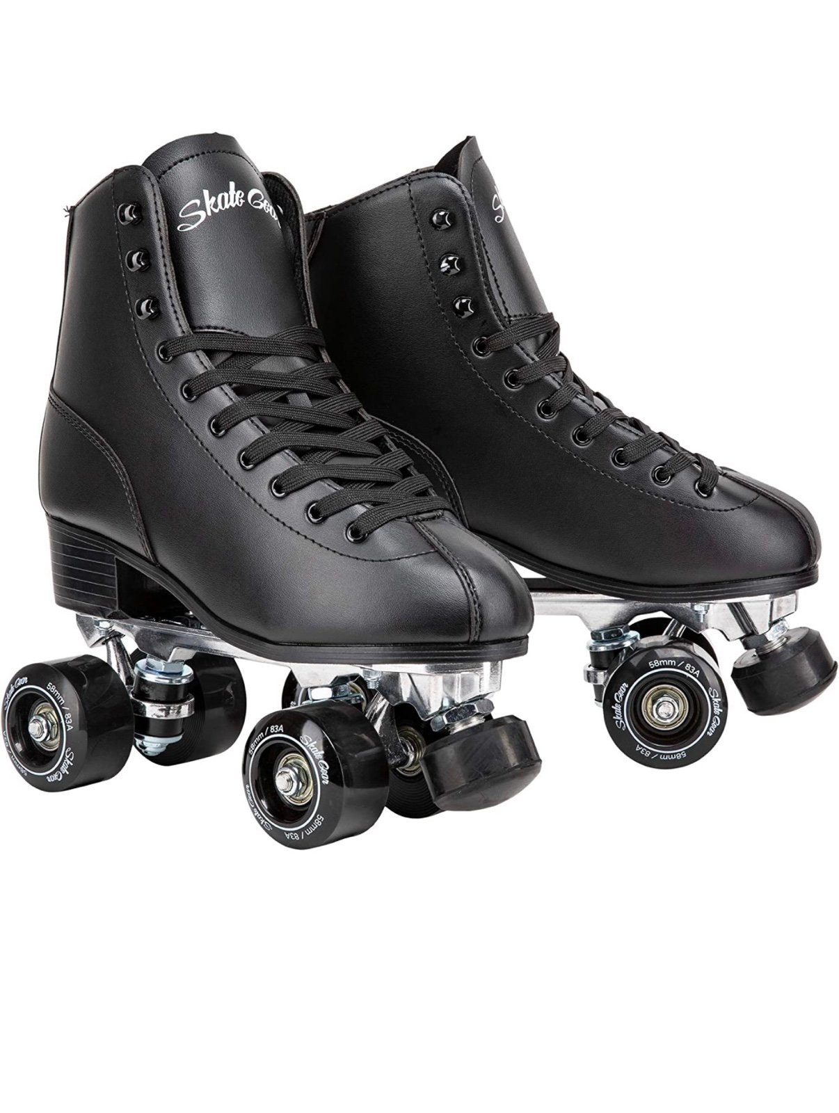 C7 Skate Gear Black Roller Skates