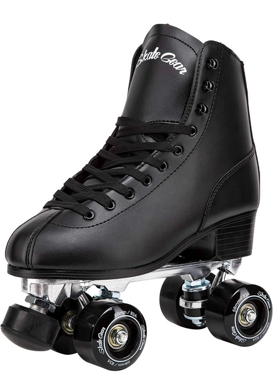 C7 Skate Gear Black Roller Skates