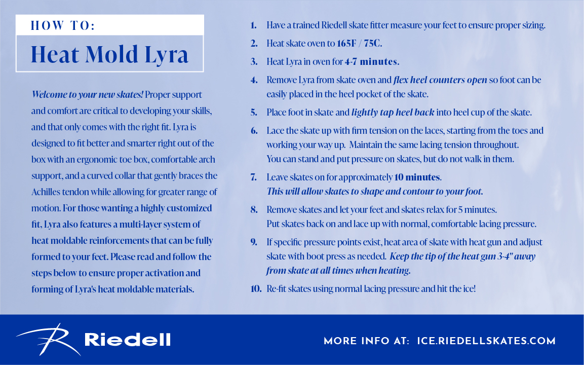 Riedell Lyra Ice Skate Set