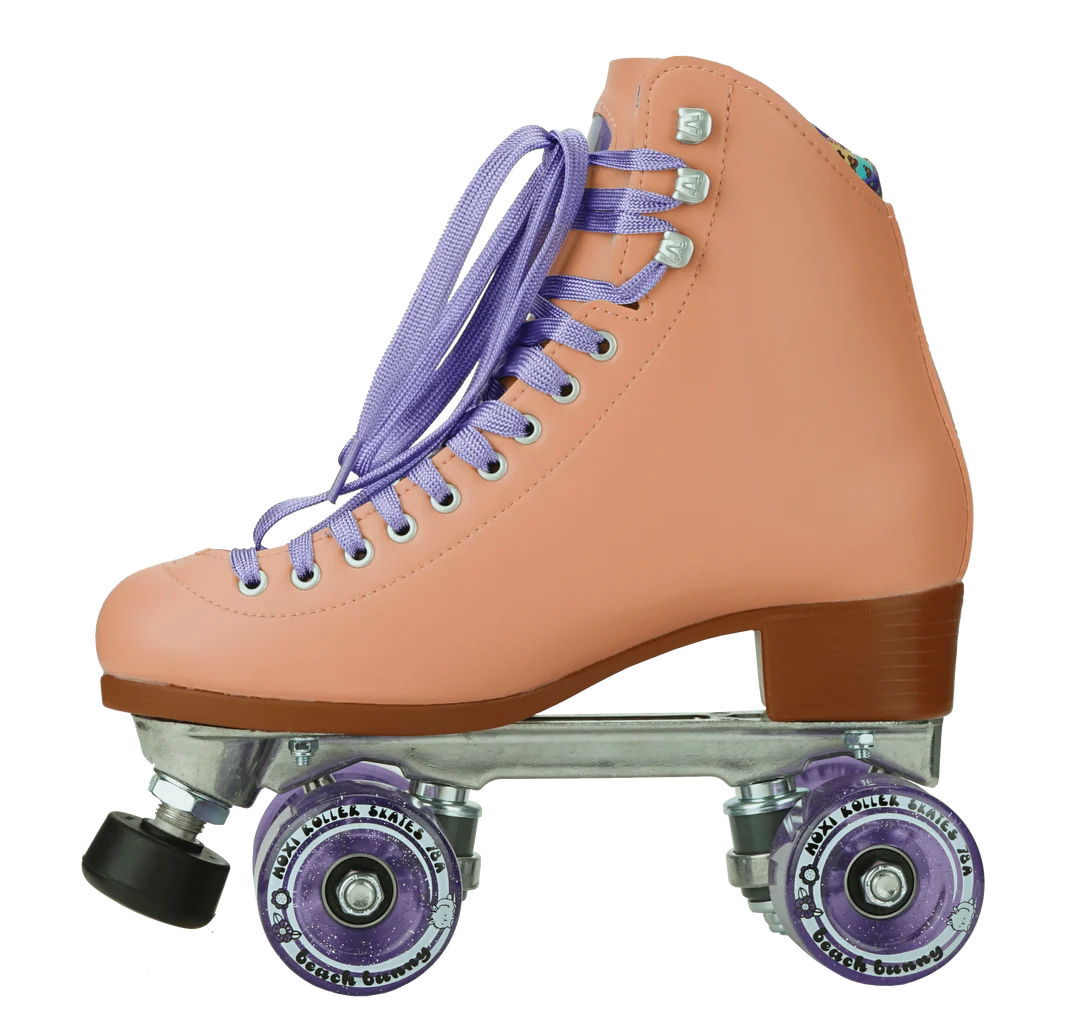 Moxi Beach Bunny Roller Skates - Peach Blanket (PRE-ORDER)