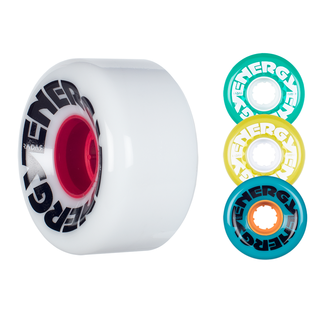 Radar Energy 62mm Outdoor Roller Skate Wheels (4 Pack)