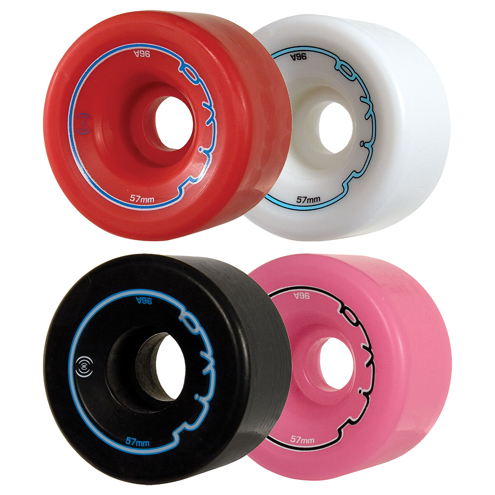 Riva 57mm Indoor Roller Skate Wheels (4 pack)